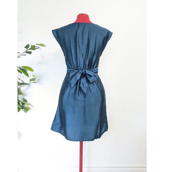 H&M  - dark teal dress - Picture 2 of 2